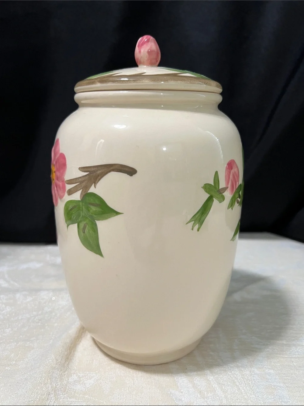 Franciscan Desert Rose Cookie Jar-England